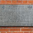 Plaque to 700 years of Union of Pomerania and Great Poland, Puck