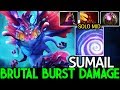 SumaiL [Puck] Brutal Brust Damage Dagon Build What The Puck 7.21 Dota 2