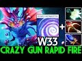 W33 [Puck] Crazy Gun Rapid Fire Full Physical Build Pro Plays 7.22 Dota 2
